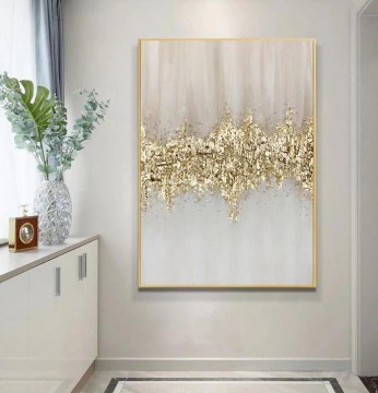  abstrakt - Abstrakte Boho Gold Wanddekoration